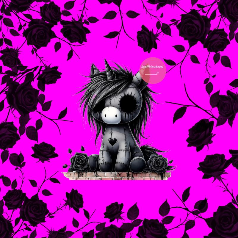 "Lovely" pink Kunstleder 15x15 cm